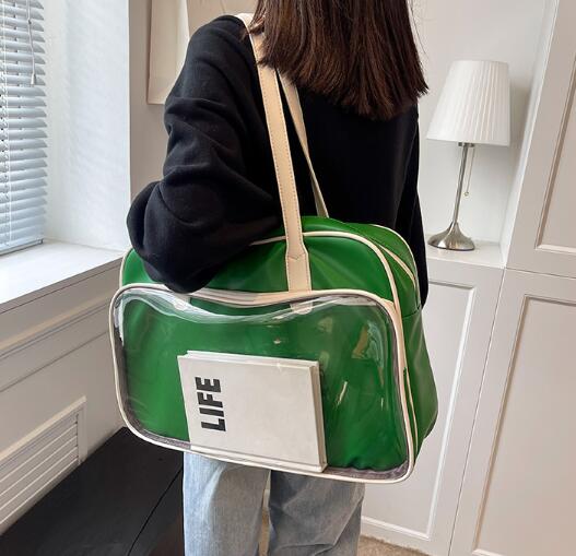 ジムバッグ 大容量トートバッグ レディース ショルダー対応 多機能バッグ