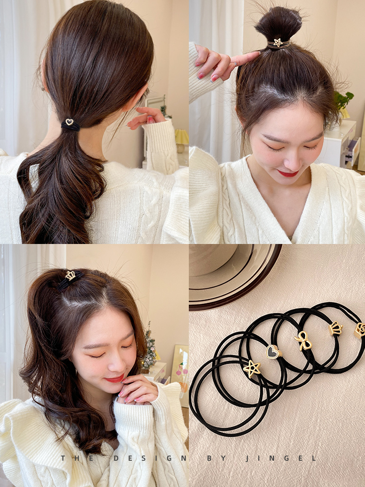 ヘアアクセサリー 小さな輝き モチーフシュシュ