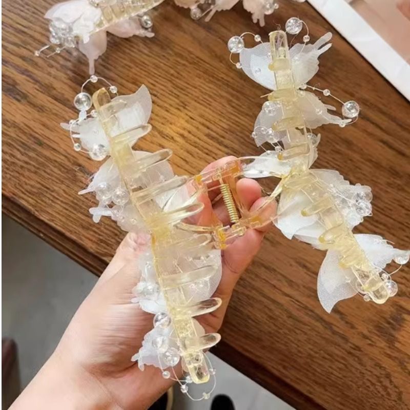 ヘアアクセサリー 舞蝶の輝き バレッタ