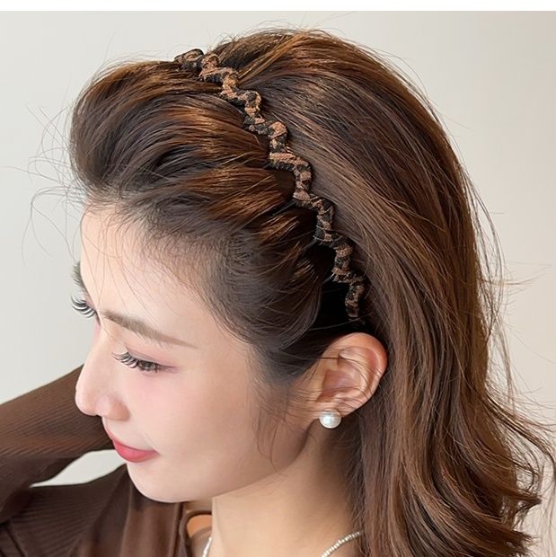ヘアアクセサリー きらめき波型コームカチューシャ