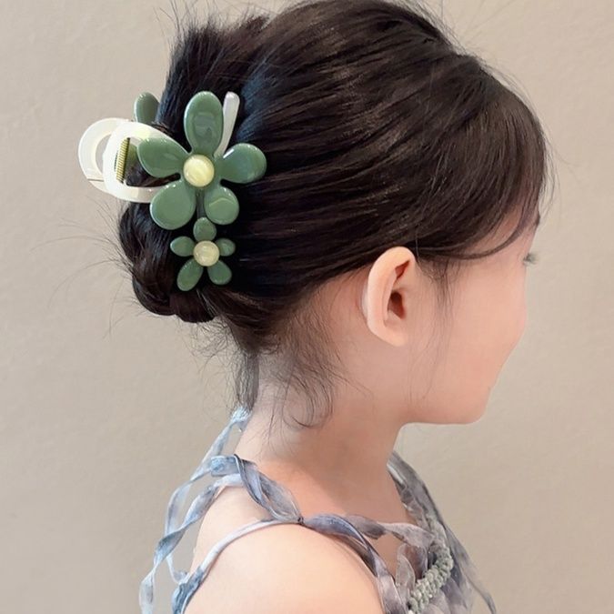 ヘアアクセサリー 花園の輝き 花形バレッタ