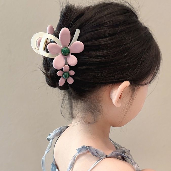 ヘアアクセサリー 花園の輝き 花形バレッタ