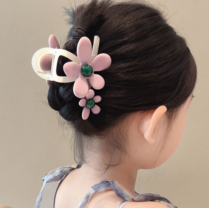 ヘアアクセサリー 花園の輝き 花形バレッタ