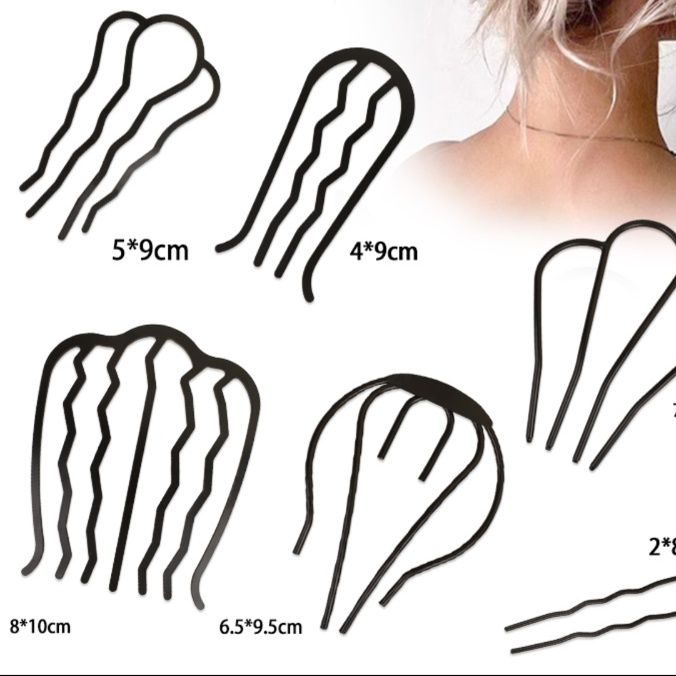 ヘアアクセサリー 多様スタイル髪飾りバレッタセット