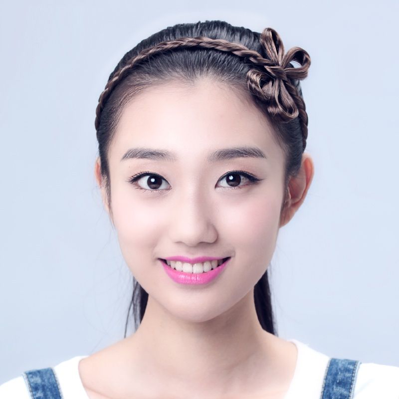 ヘアアクセサリー 編み込みリボンカチューシャ
