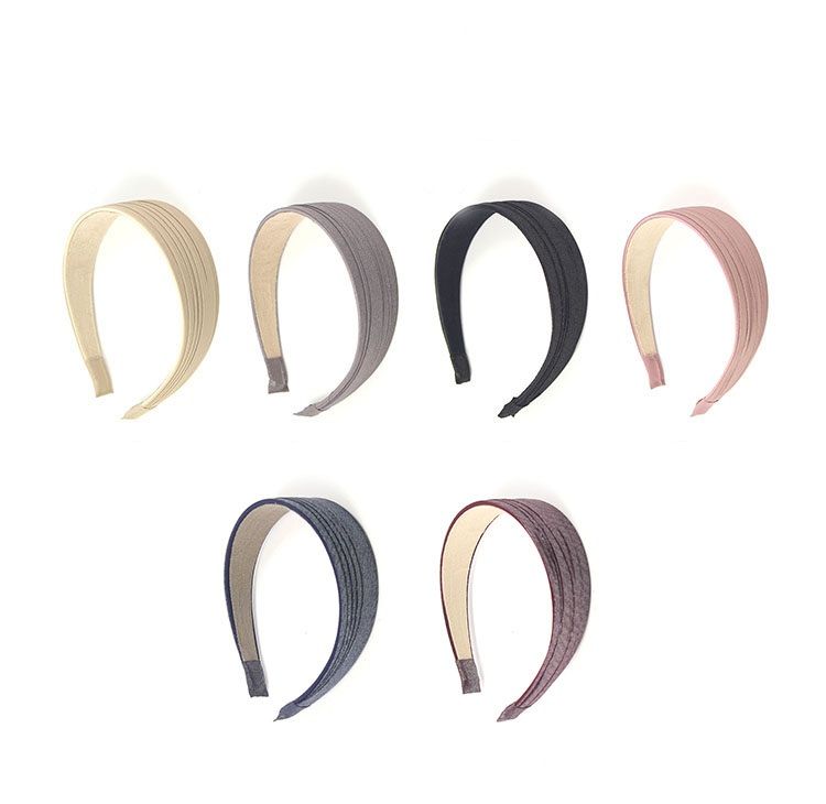 ヘアアクセサリー シンプル織り目カチューシャ