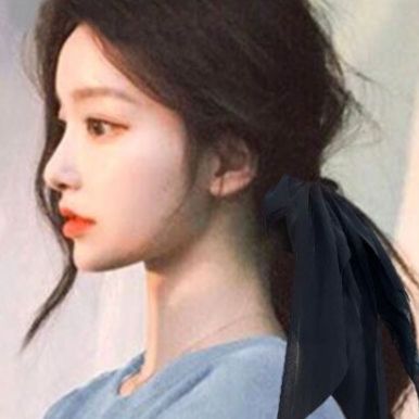 ヘアアクセサリー 上品な長めリボン付きシフォン素材シュシュ