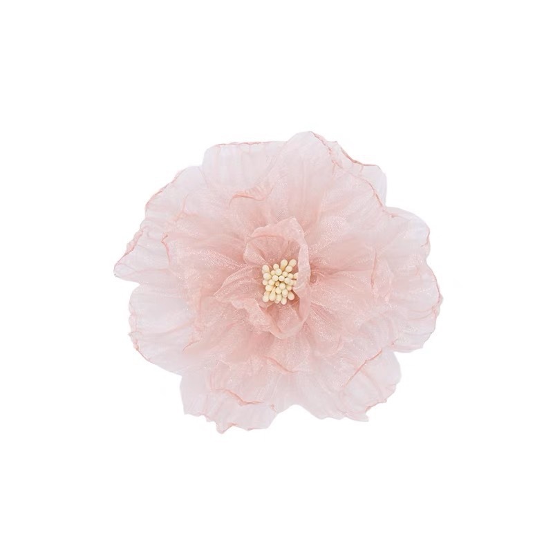 ヘアアクセサリー ふんわり花びらバレッタ