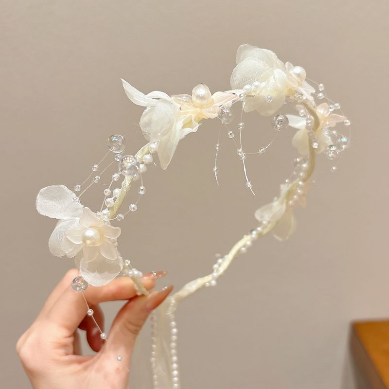 ヘアアクセサリー 涼風リボンストリーム カチューシャ