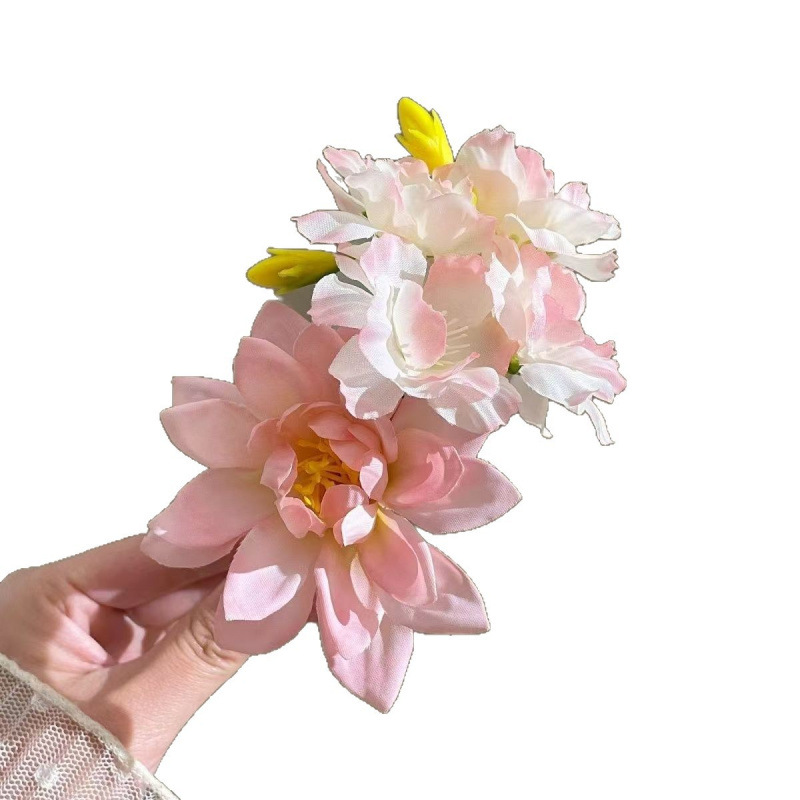 ヘアアクセサリー 花園の囁き 蓮花バレッタ