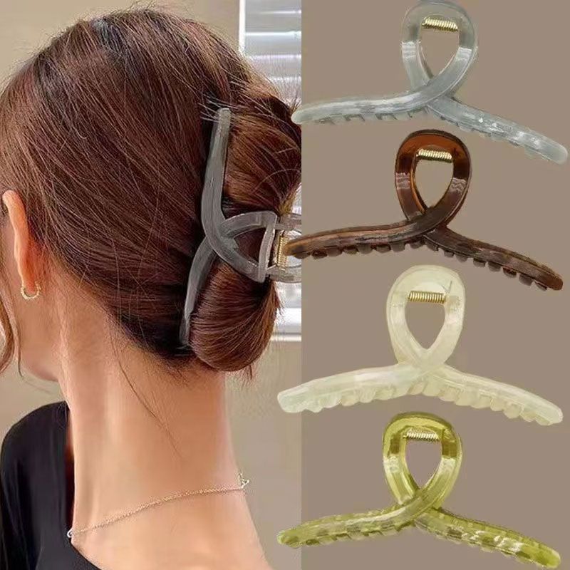 ヘアアクセサリー しなやかリボン バレッタ