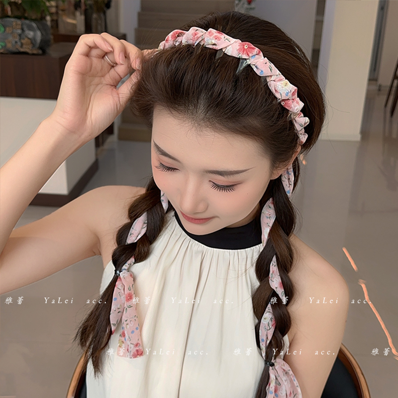 ヘアアクセサリー ツイストリボン ふんわりカチューシャ