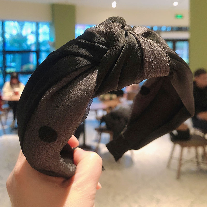 ヘアアクセサリー ツイストノット結びカチューシャ