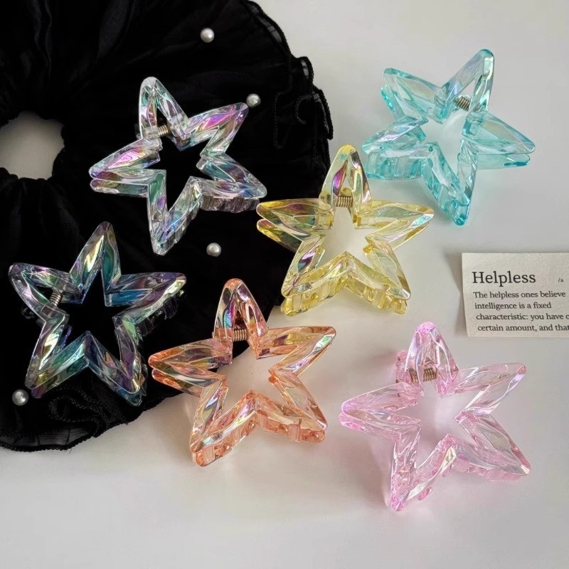 ヘアアクセサリー 輝星クリスタルバレッタ
