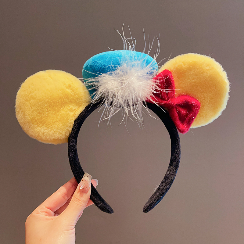 ヘアアクセサリー うさぎの耳 もふもふカチューシャ