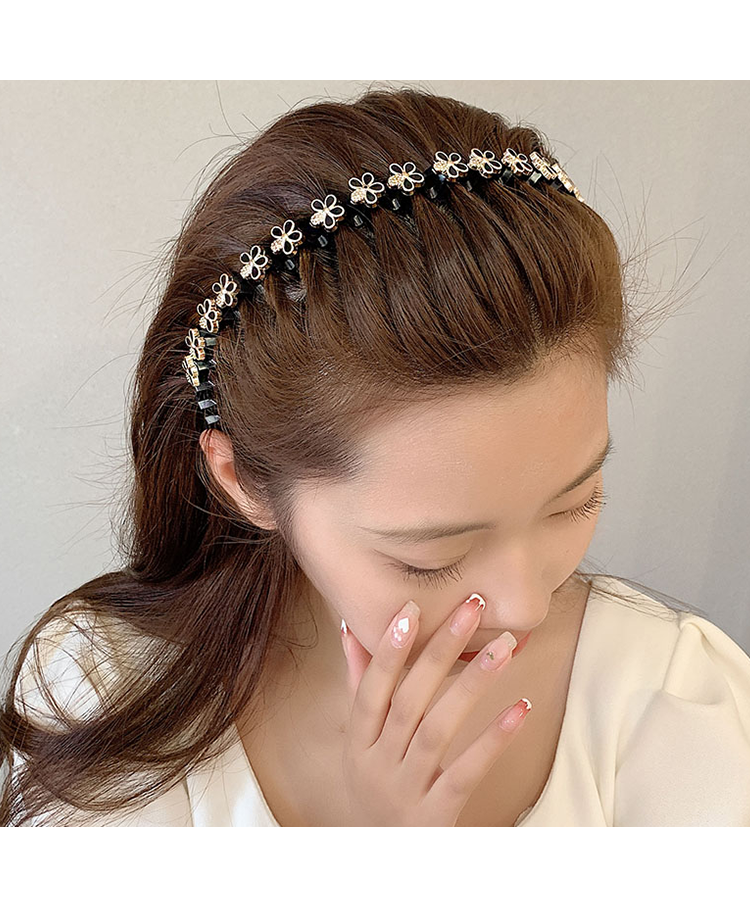 ヘアアクセサリー 宝石アートカチューシャ