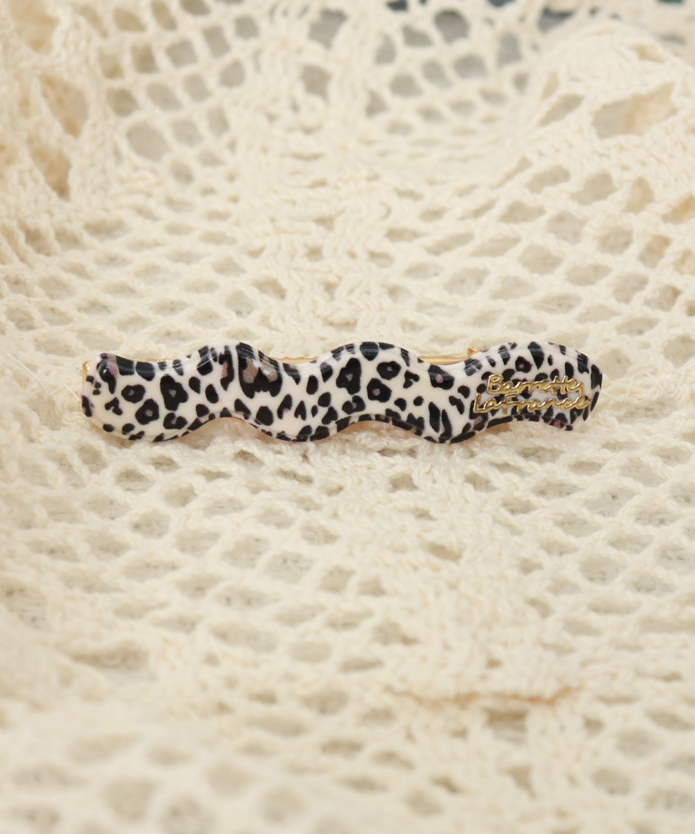 ヘアアクセサリー 豹柄くちばしバレッタ 韓国風髪留め