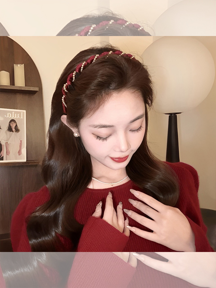 ヘアアクセサリー きらめき編み込みカチューシャ