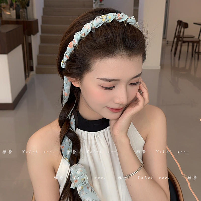 ヘアアクセサリー ツイストリボン ふんわりカチューシャ