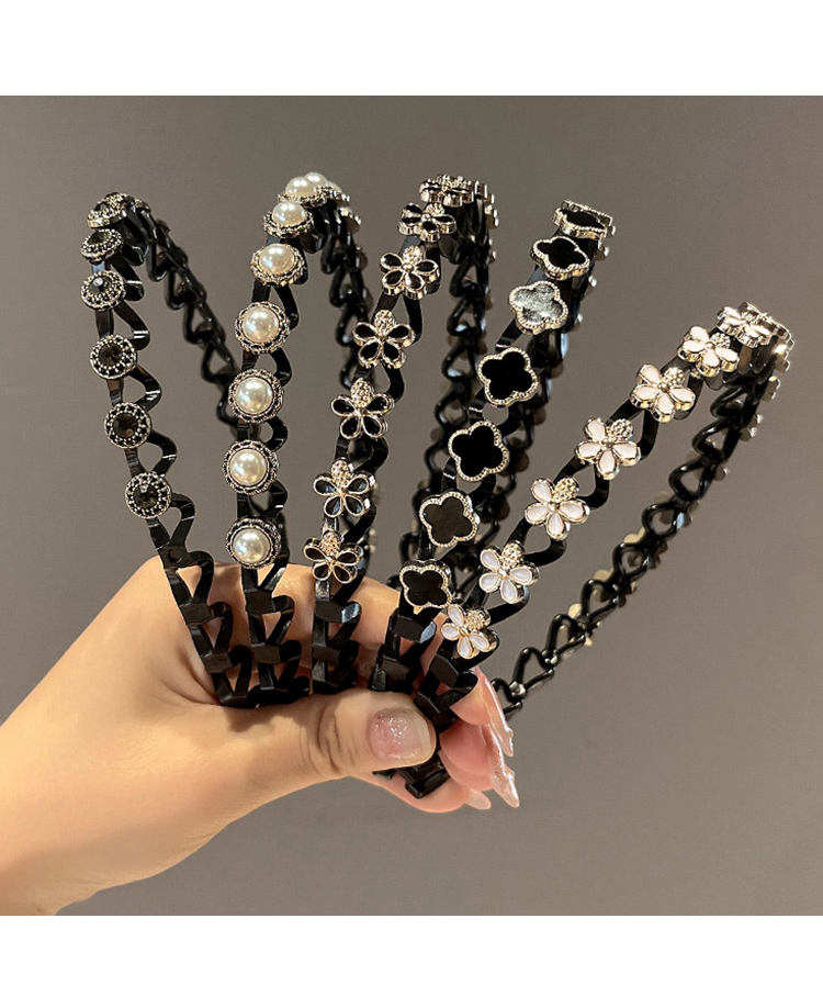 ヘアアクセサリー 宝石アートカチューシャ
