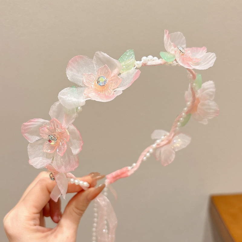 ヘアアクセサリー 涼風リボンストリーム カチューシャ