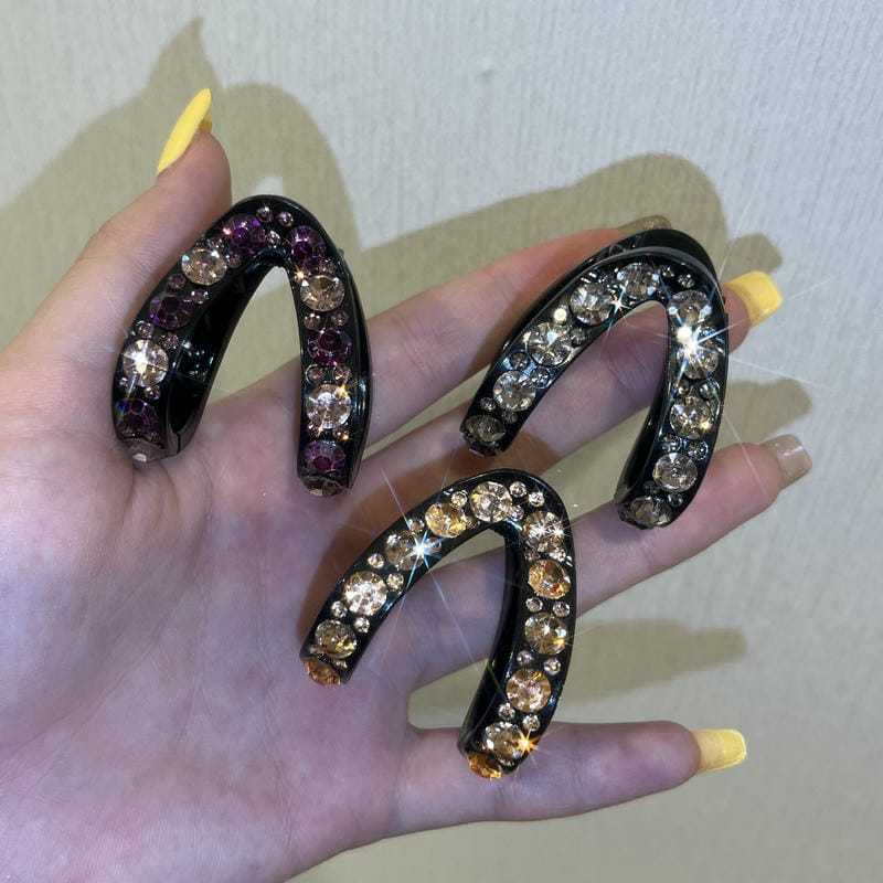 ヘアアクセサリー 波形キラめき ラグジュアリーバレッタ