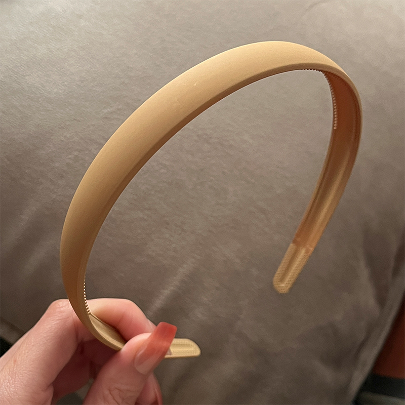 ヘアアクセサリー シンプル艶消しカチューシャ