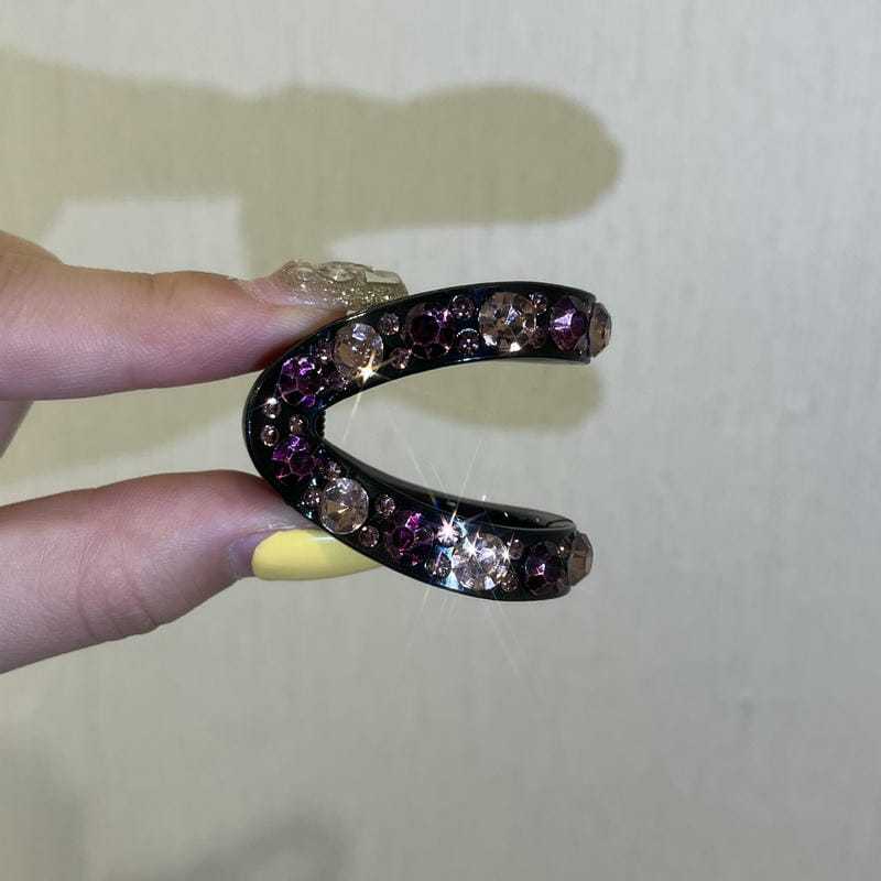ヘアアクセサリー 波形キラめき ラグジュアリーバレッタ