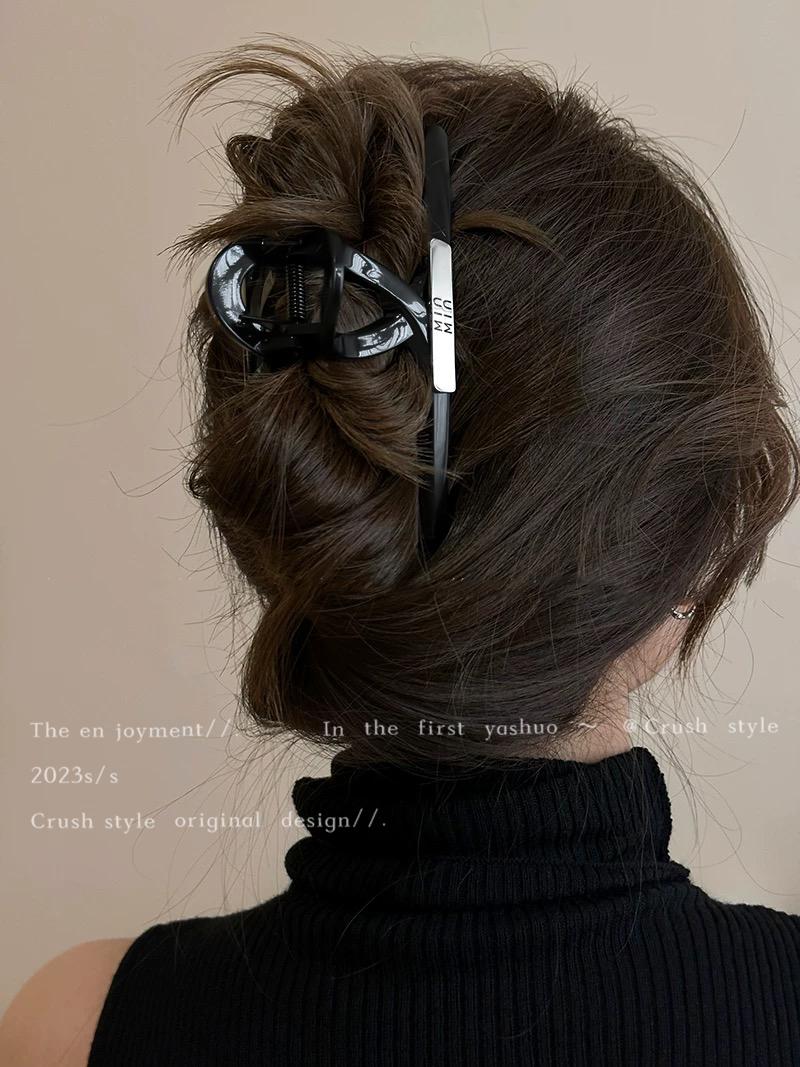 ヘアアクセサリー 洗練シンプルヘアクリップバレッタ