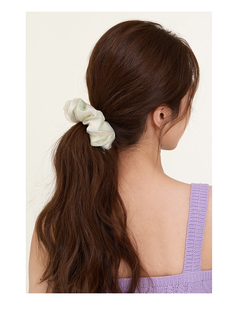 ヘアアクセサリー サテン艶めき優美シュシュ