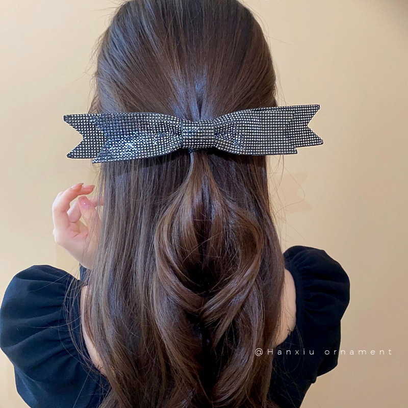 ヘアアクセサリー きらめきリボンバレッタ