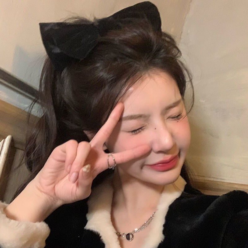 ヘアアクセサリー リボンモチーフバレッタ