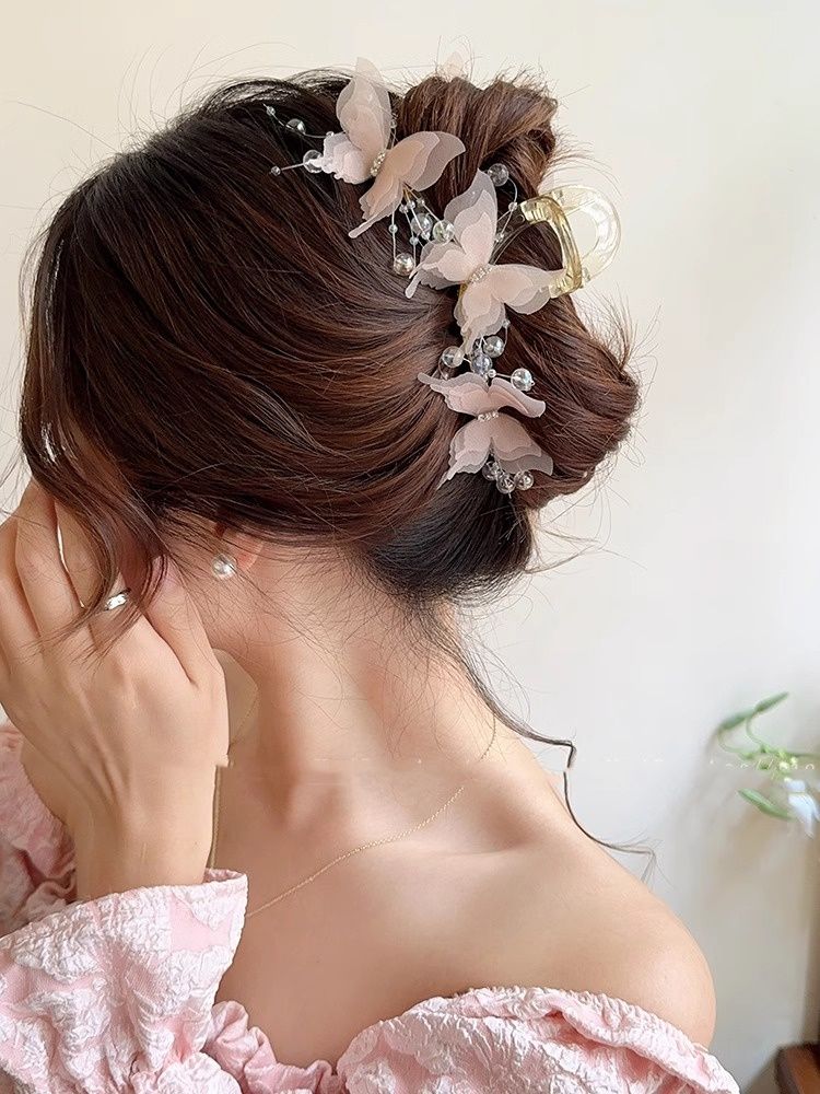 ヘアアクセサリー 舞蝶の輝き バレッタ