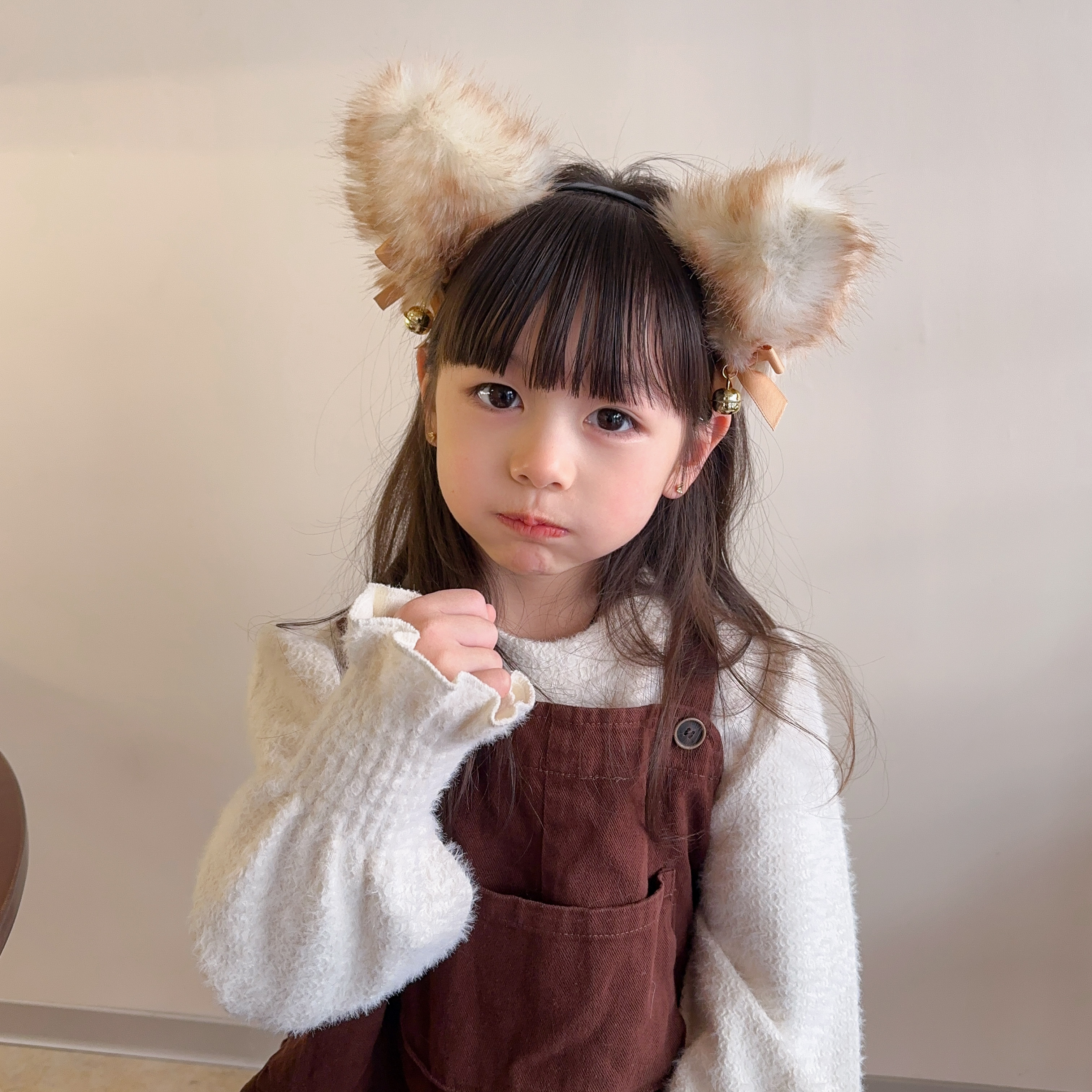 ヘアアクセサリー ふわもこ耳飾りカチューシャ