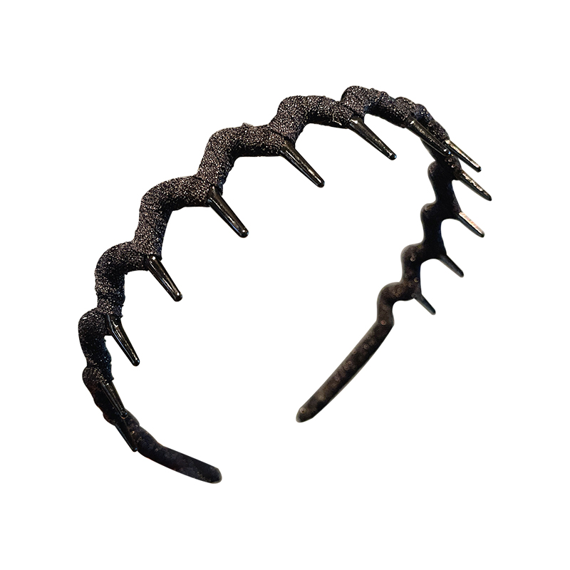 ヘアアクセサリー きらめき波型コームカチューシャ