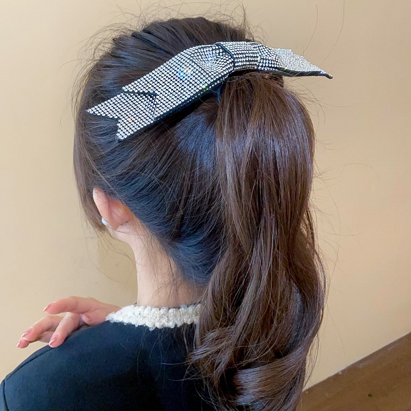 ヘアアクセサリー きらめきリボンバレッタ