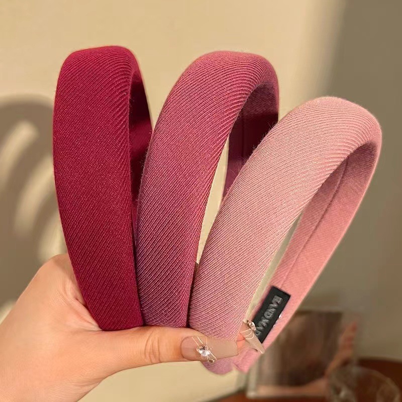 ヘアアクセサリー ふっくらボリューム布巻きカチューシャ