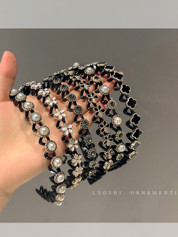 ヘアアクセサリー 宝石アートカチューシャ