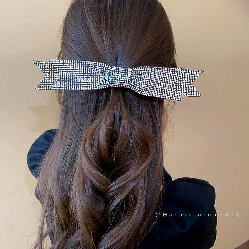 ヘアアクセサリー きらめきリボンバレッタ
