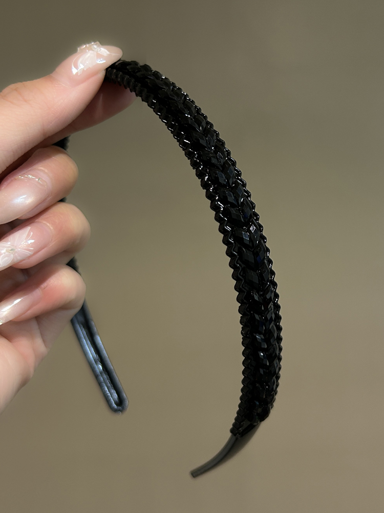 ヘアアクセサリー キラめき宝石風カチューシャ