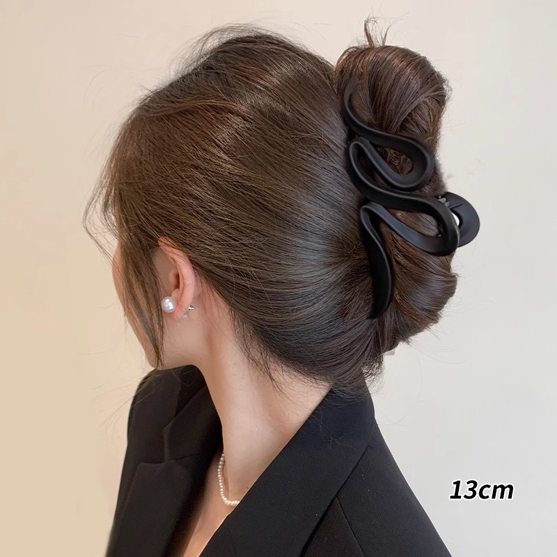 ヘアアクセサリー 波紋アートバレッタ