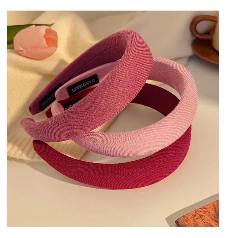 ヘアアクセサリー ふっくらボリューム布巻きカチューシャ