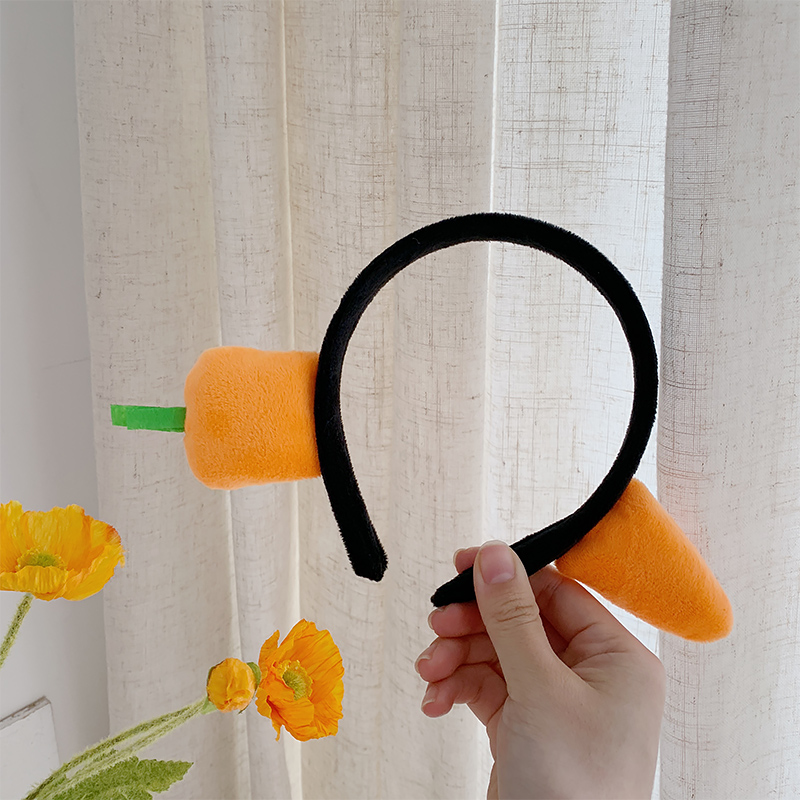 ヘアアクセサリー ゆるかわ野菜モチーフカチューシャ