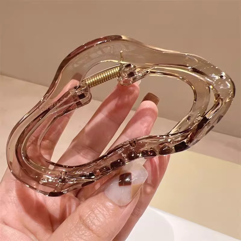 ヘアアクセサリー ウェーブクリスタルカチューシャ