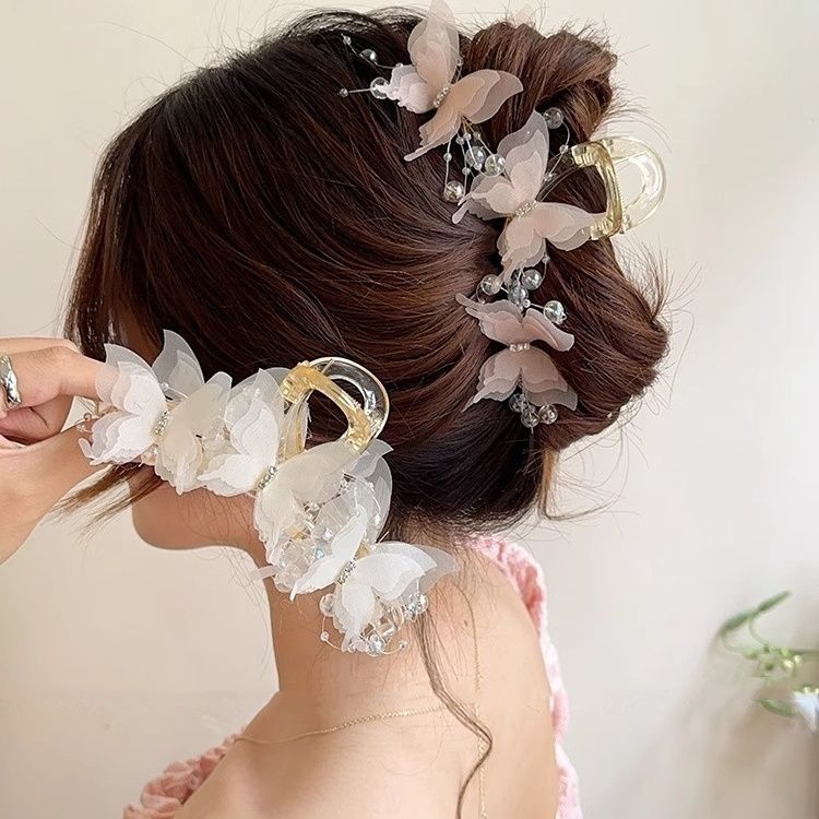 ヘアアクセサリー 舞蝶の輝き バレッタ