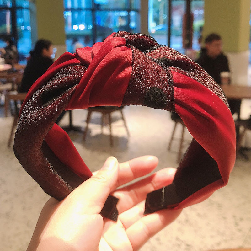 ヘアアクセサリー ツイストノット結びカチューシャ