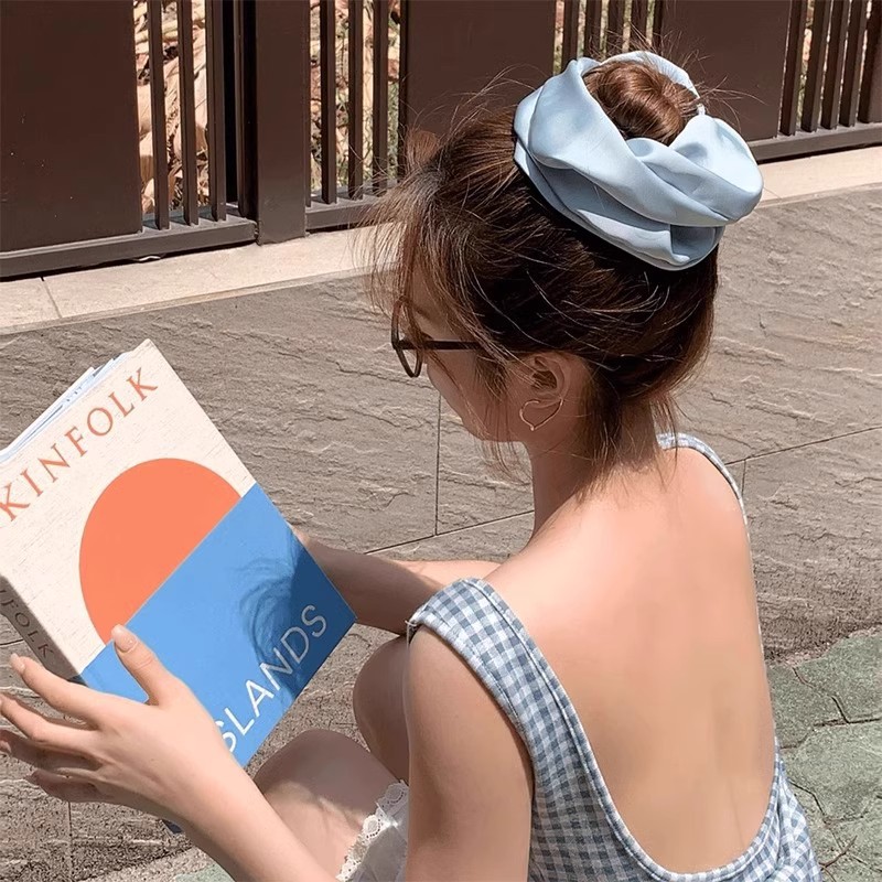 ヘアアクセサリー 絹風雅シュシュ