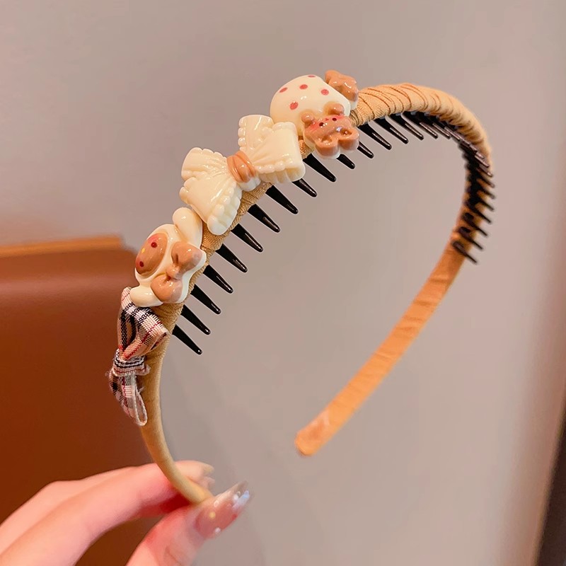 ヘアアクセサリー お花とリスのゆらゆらカチューシャ