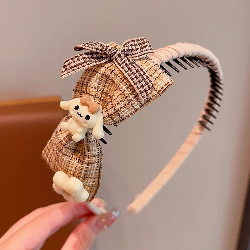 ヘアアクセサリー お花とリスのゆらゆらカチューシャ