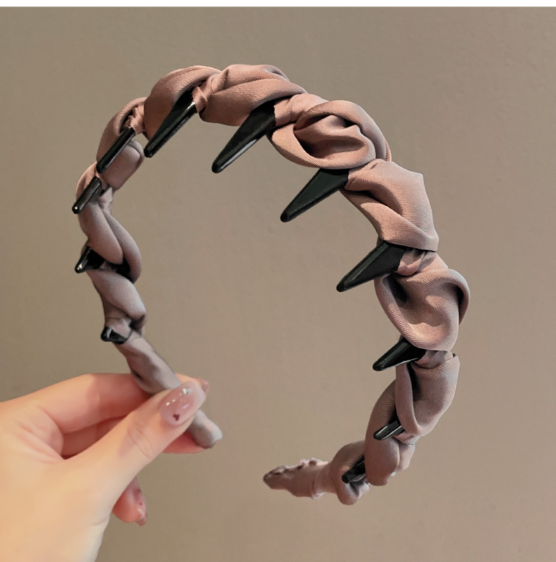 ヘアアクセサリー ツイストリボン編み込みカチューシャ
